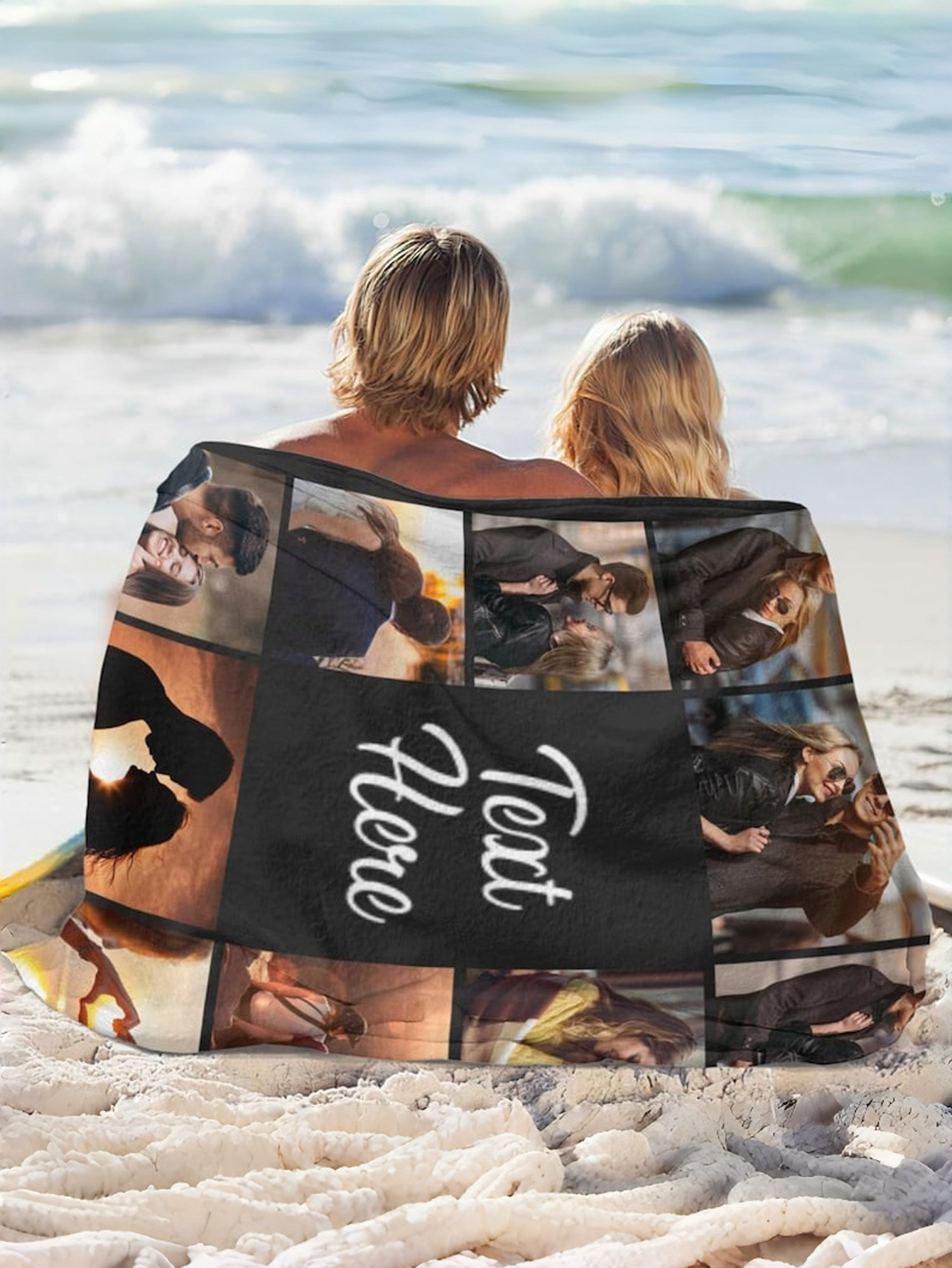 Personalized Name Photo Blanket—A Custom Gift for Baby Girls, Moms, and Dads